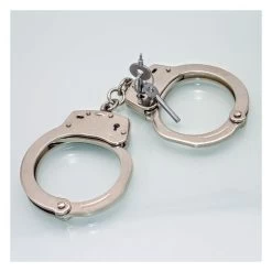 H05 Handcuffs Stainless Steel, Single Chain -Darkstreet Outlet Store h05 handcuffs stainless steel single chain 3