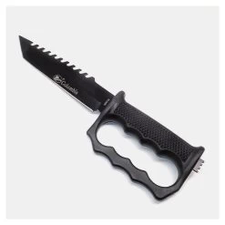 HK14 Super Hunting Knife & Brass Knuckles - 31 Cm -Darkstreet Outlet Store hk14 super hunting knife brass knuckles 31 cm 3