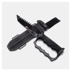 HK14 Super Hunting Knife & Brass Knuckles - 31 Cm -Darkstreet Outlet Store hk14 super hunting knife brass knuckles 31 cm 7