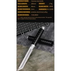 HK53 Baton Knife Hidden Blade 2 In 1 -Darkstreet Outlet Store hk53 baton knife hidden blade 2 in 1 10