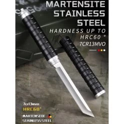 HK53 Baton Knife Hidden Blade 2 In 1 -Darkstreet Outlet Store hk53 baton knife hidden blade 2 in 1 5