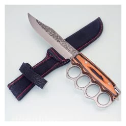 HK8 Super Hunting Knife & Brass Knuckles - 31 Cm -Darkstreet Outlet Store hk8 super hunting knife brass knuckles 31 cm 5