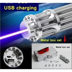 L01 Blue Laser Pointer - Laser Blue With 5 Nozzles + BOX