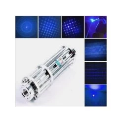 L02 Blue Laser Pointer - Laser Blue With 5 Nozzles - PowerBank