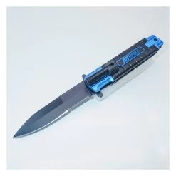 PK27 One Hand Knife Semiautomatic - Pocket Knife With Flashlight