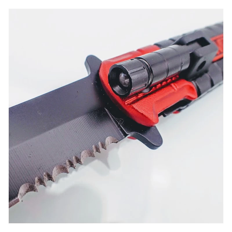 PK27.1 One Hand Knife Semiautomatic - Pocket Knife With Flashlight 4 PK27.1 One Hand Knife Semiautomatic - Pocket Knife With Flashlight - Image 4