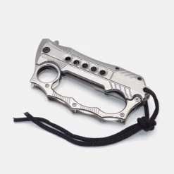 PK31.1 SUPER One Hand Knife Semiautomatic - Brass Knuckles Knife -Darkstreet Outlet Store pk311 super one hand knife semiautomatic brass knuckles knife 1 8