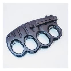 PK32 SUPER One Hand Knife Semiautomatic - Brass Knuckles Knife -Darkstreet Outlet Store pk32 super one hand knife semiautomatic brass knuckles knife 1 5