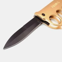 PK34.2 One Hand Knife Semiautomatic - Brass Knuckles Knife -Darkstreet Outlet Store pk342 one hand knife semiautomatic brass knuckles knife 1 6