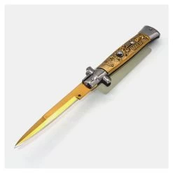 PK43 Super Italian Stiletto Switchblade Automatic Knife - Bayonet - 25 Cm 13 PK43 Super Italian Stiletto Switchblade Automatic Knife - Bayonet - 25 Cm -Darkstreet Outlet Store pk43 super italian stiletto switchblade automatic knife bayonet 25 cm 3