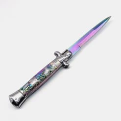 PK43.1 Super Italian Stiletto Switchblade Automatic Knife - Bayonet - 25 Cm -Darkstreet Outlet Store pk431 super italian stiletto switchblade automatic knife bayonet 25 cm 3