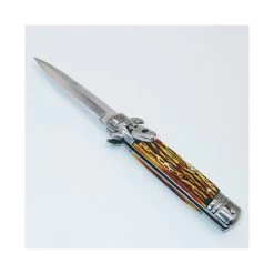 PK49 Lever Lock Stiletto Switchblade Automatic Knife 12 PK49 Lever Lock Stiletto Switchblade Automatic Knife -Darkstreet Outlet Store pk49 lever lock stiletto switchblade automatic knife 2
