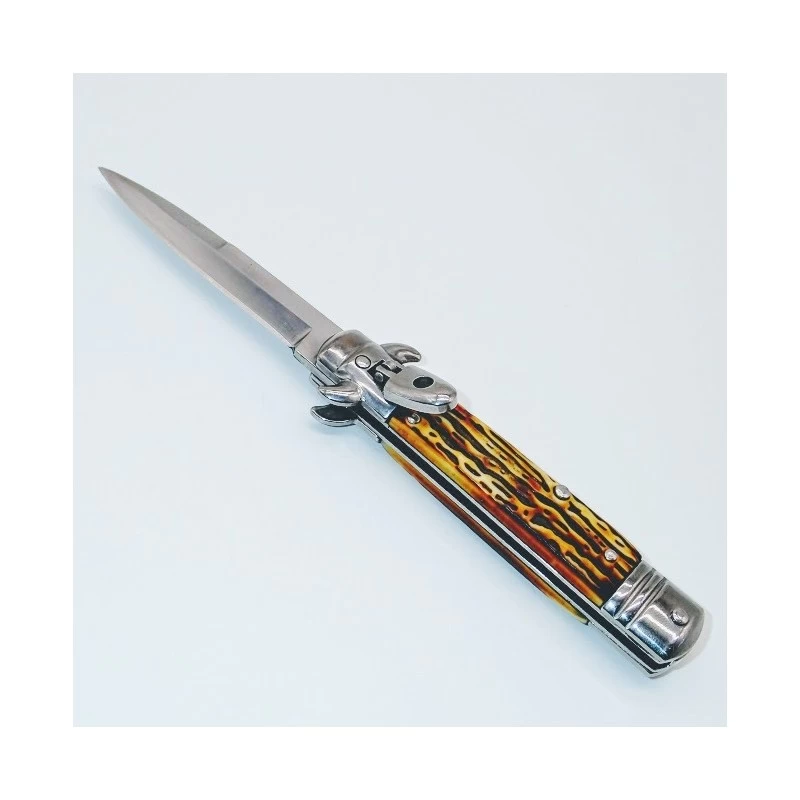 PK49 Lever Lock Stiletto Switchblade Automatic Knife 3 PK49 Lever Lock Stiletto Switchblade Automatic Knife - Image 3