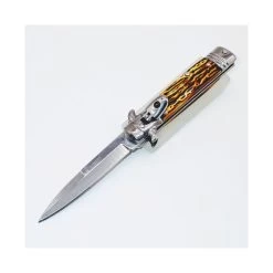 PK49 Lever Lock Stiletto Switchblade Automatic Knife