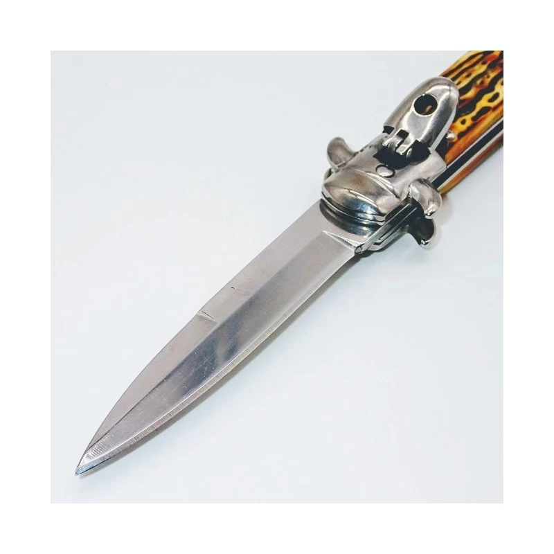 PK49 Lever Lock Stiletto Switchblade Automatic Knife 4 PK49 Lever Lock Stiletto Switchblade Automatic Knife - Image 4