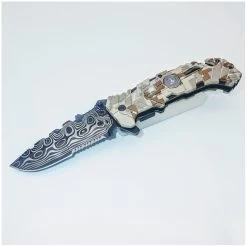 PK6 One Hand Knife Semiautomatic - Pocket Knives
