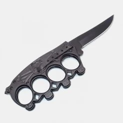 PK60 One Hand Knife Semiautomatic - Brass Knuckles Knife -Darkstreet Outlet Store pk60 one hand knife semiautomatic brass knuckles knife 1 3
