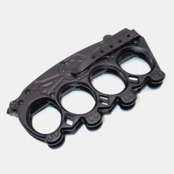 PK60 One Hand Knife Semiautomatic - Brass Knuckles Knife -Darkstreet Outlet Store pk60 one hand knife semiautomatic brass knuckles knife 1 7