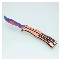PK65 Super Balisong - Butterfly Knife CS GO GRADIENT -Darkstreet Outlet Store pk65 super balisong butterfly knife cs go gradient 5