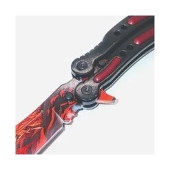 PK66.2 Super Balisong - Butterfly Knife CS GO GRADIENT -Darkstreet Outlet Store pk662 super balisong butterfly knife cs go gradient 4