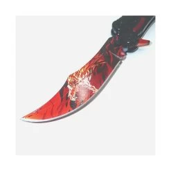 PK66.2 Super Balisong - Butterfly Knife CS GO GRADIENT -Darkstreet Outlet Store pk662 super balisong butterfly knife cs go gradient 5