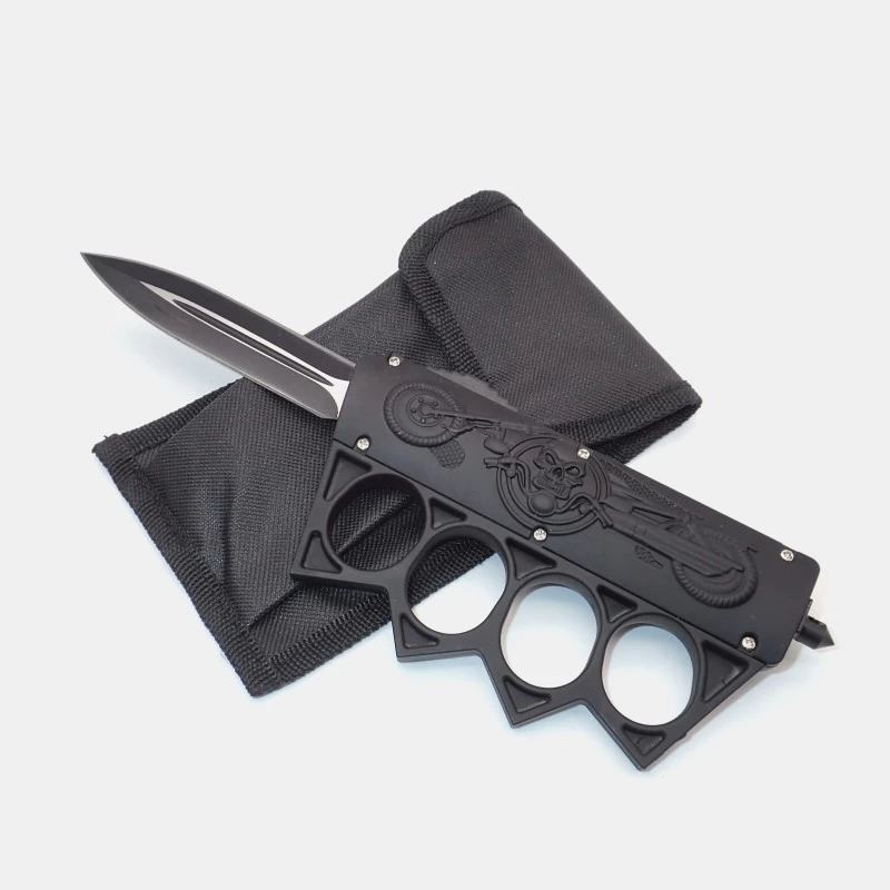 PK73 Automatic Knife - Brass Knuckles - Spring Knife 12 PK73 Automatic Knife - Brass Knuckles - Spring Knife - Image 12