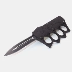 PK73 Automatic Knife - Brass Knuckles - Spring Knife
