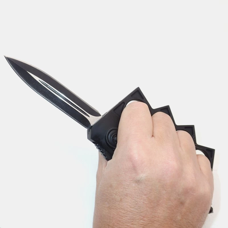 PK73 Automatic Knife - Brass Knuckles - Spring Knife 4 PK73 Automatic Knife - Brass Knuckles - Spring Knife - Image 4