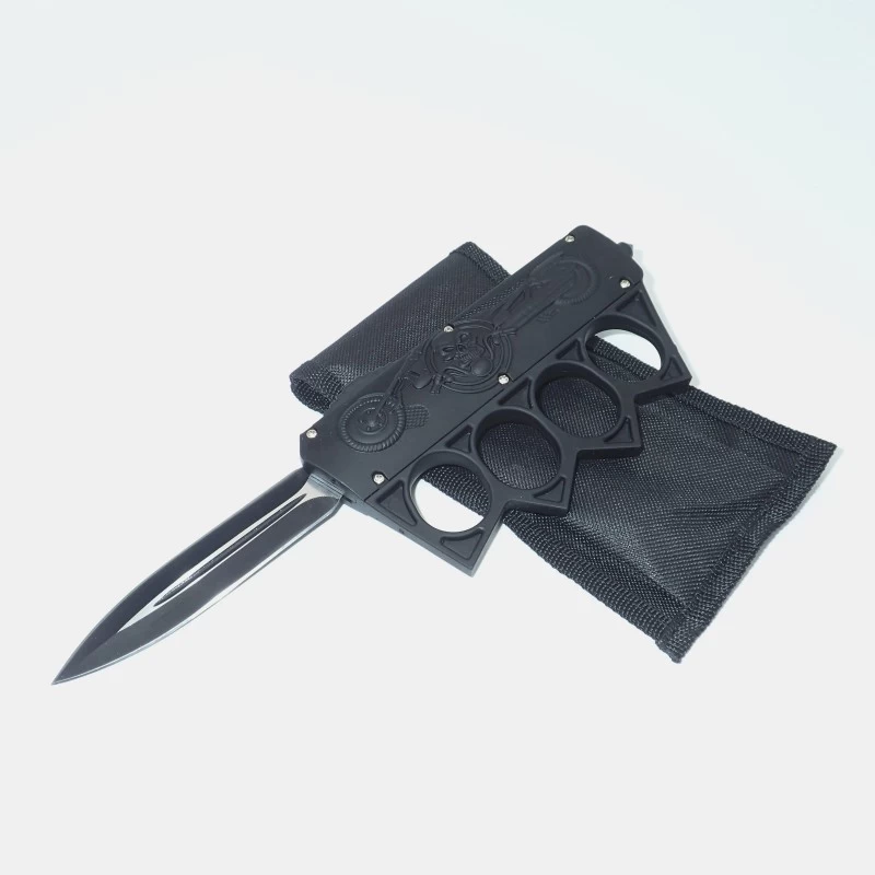 PK73 Automatic Knife - Brass Knuckles - Spring Knife 7 PK73 Automatic Knife - Brass Knuckles - Spring Knife - Image 7