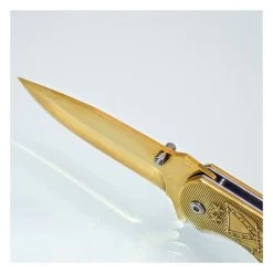 PK88 One Hand Knife Semiautomatic - Pocket Knives GOLD USA -Darkstreet Outlet Store pk88 one hand knife semiautomatic pocket knives gold usa 3