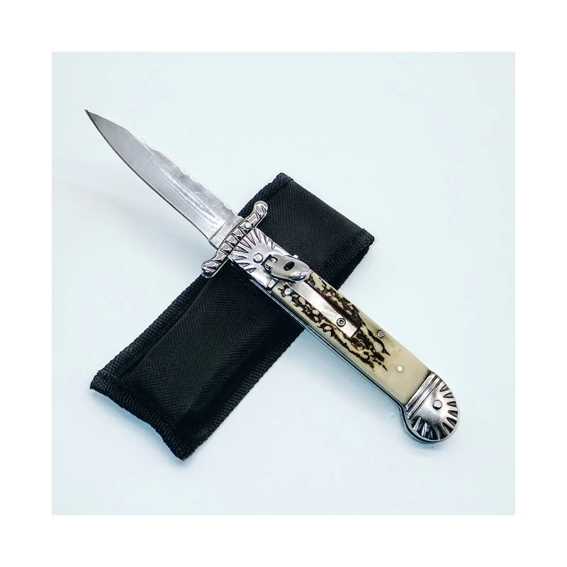 PK90 Lever Lock Stiletto Switchblade Automatic Knife 10 PK90 Lever Lock Stiletto Switchblade Automatic Knife - Image 10