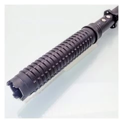 S03 Stun Gun Telescopic Baton HY-X10 + LED Flashlight Cree 4 In 1 - 49 Cm -Darkstreet Outlet Store s01 stun guns baton police hy x8 12