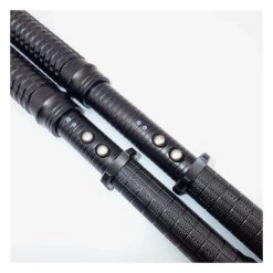 S03 Stun Gun Telescopic Baton HY-X10 + LED Flashlight Cree 4 In 1 - 49 Cm -Darkstreet Outlet Store s01 stun guns baton police hy x8 13