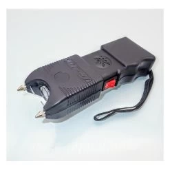S12 Stun Gun + LED Flashlight + Alarm 120db - 3 In 1