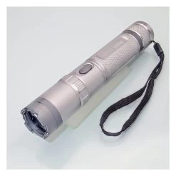 S15.1 Stun Gun + LED Flashlight POLICE 4 In 1 Silver