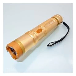 S15.2 Stun Gun + LED Flashlight POLICE 4 In 1 Gold