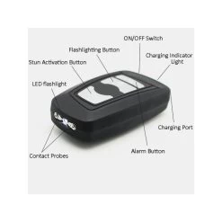 S24 Stun Gun Key TW-180 Alarm -Darkstreet Outlet Store s24 stun gun key tw 180 alarm 1 2