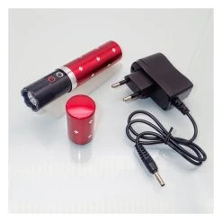 S25 Stun Gun + LED Flashlight For Women - 2 In 1 Lipstick -Darkstreet Outlet Store s25 stun gun led flashlight for women 2 in 1 lipstick 3
