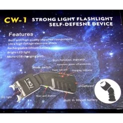 S40 Super Stun Gun + LED Flashlight Model CW-1 -Darkstreet Outlet Store s40 super stun gun led flashlight model cw 1 9