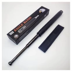 T02 Telescopic Baton With Foam Hard Rubber Handle - 64 Cm