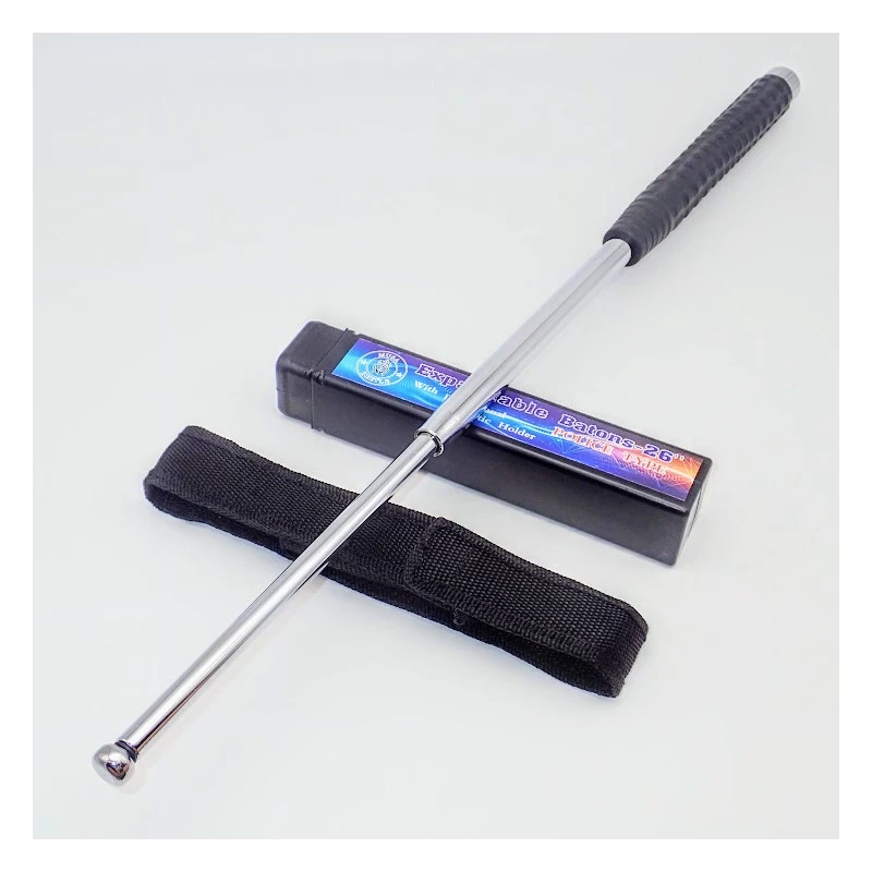 T19.1 Telescopic Baton With Foam Hard Rubber Handle - 64 Cm 1 T19.1 Telescopic Baton With Foam Hard Rubber Handle - 64 Cm